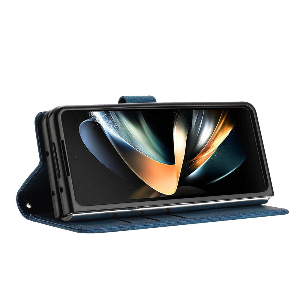 For Samsung Galaxy Z Fold8 Ultra Case Imprinted Triangle Leather Phone Cover