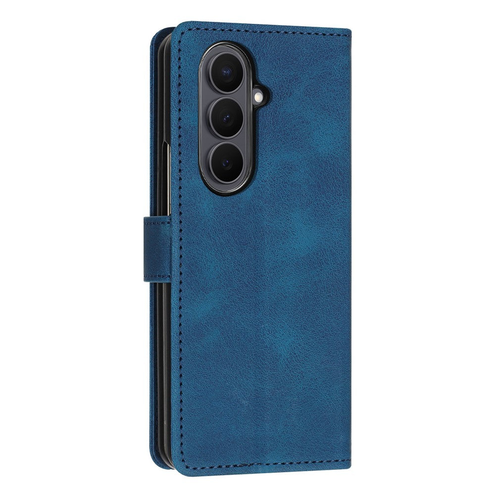 For Samsung Galaxy Z Fold8 Ultra Case Imprinted Triangle Leather Phone Cover