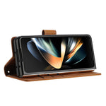 For Samsung Galaxy Z Fold8 Ultra Wallet Case Flip Stand Calf Texture PU Leather Phone Cover