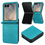 For Samsung Galaxy Z Flip8 Case Calf Texture PU Leather Phone Cover