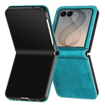 For Samsung Galaxy Z Flip8 Case Calf Texture PU Leather Phone Cover