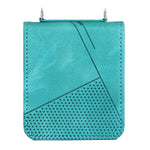 For Samsung Galaxy Z Flip8 Case Imprinted Triangle Leather Phone Cover with Shoulder Strap
