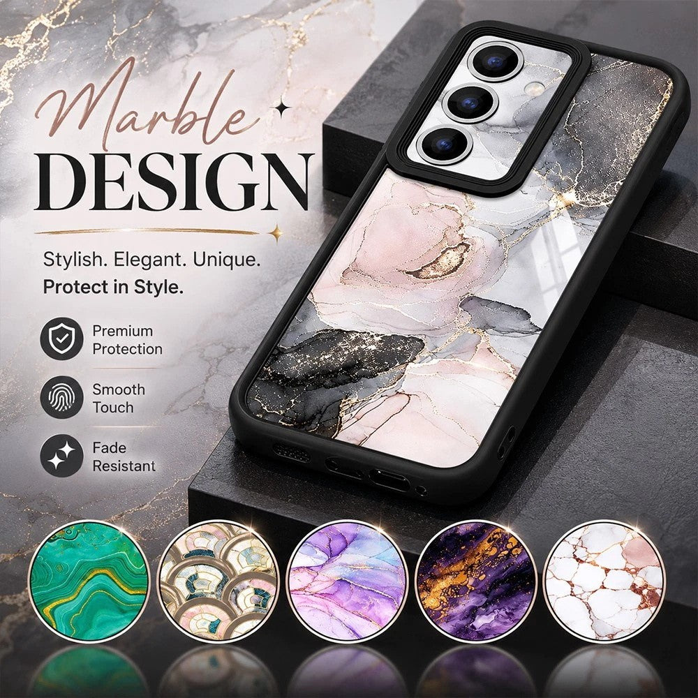 Til Samsung Galaxy A57 5G Etui Marmormønster Præcis Kamerabeskyttelse TPU Telefoncover