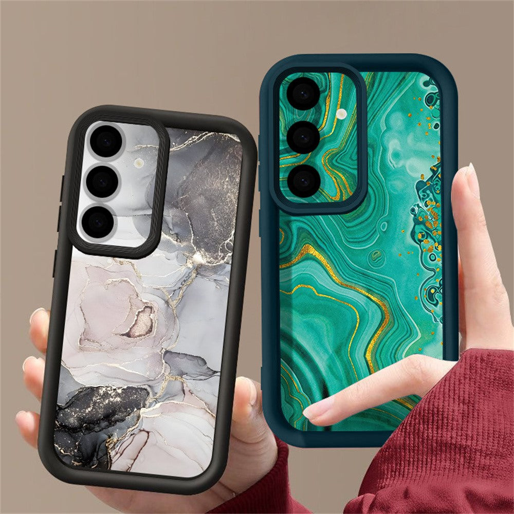 Til Samsung Galaxy A57 5G Etui Marmormønster Præcis Kamerabeskyttelse TPU Telefoncover