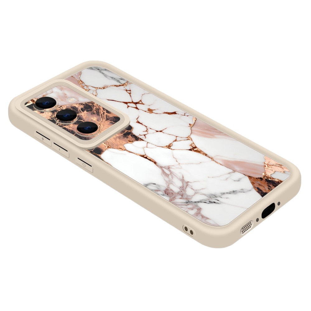 Til Samsung Galaxy A57 5G Etui Marmormønster Præcis Kamerabeskyttelse TPU Telefoncover