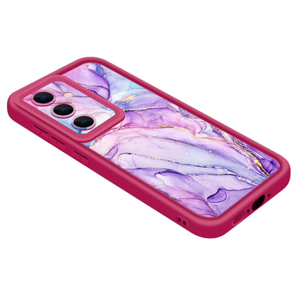 Til Samsung Galaxy A57 5G Etui Marmormønster Præcis Kamerabeskyttelse TPU Telefoncover