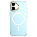 ABEEL for iPhone 16 Magnetic Case Semi-Transparent Matte 1.0mm Ultra-Thin PC Phone Cover