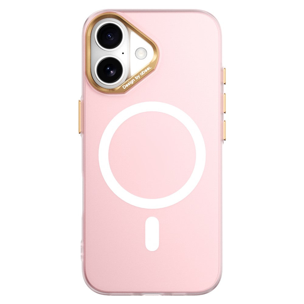 ABEEL for iPhone 16 Magnetic Case Semi-Transparent Matte 1.0mm Ultra-Thin PC Phone Cover