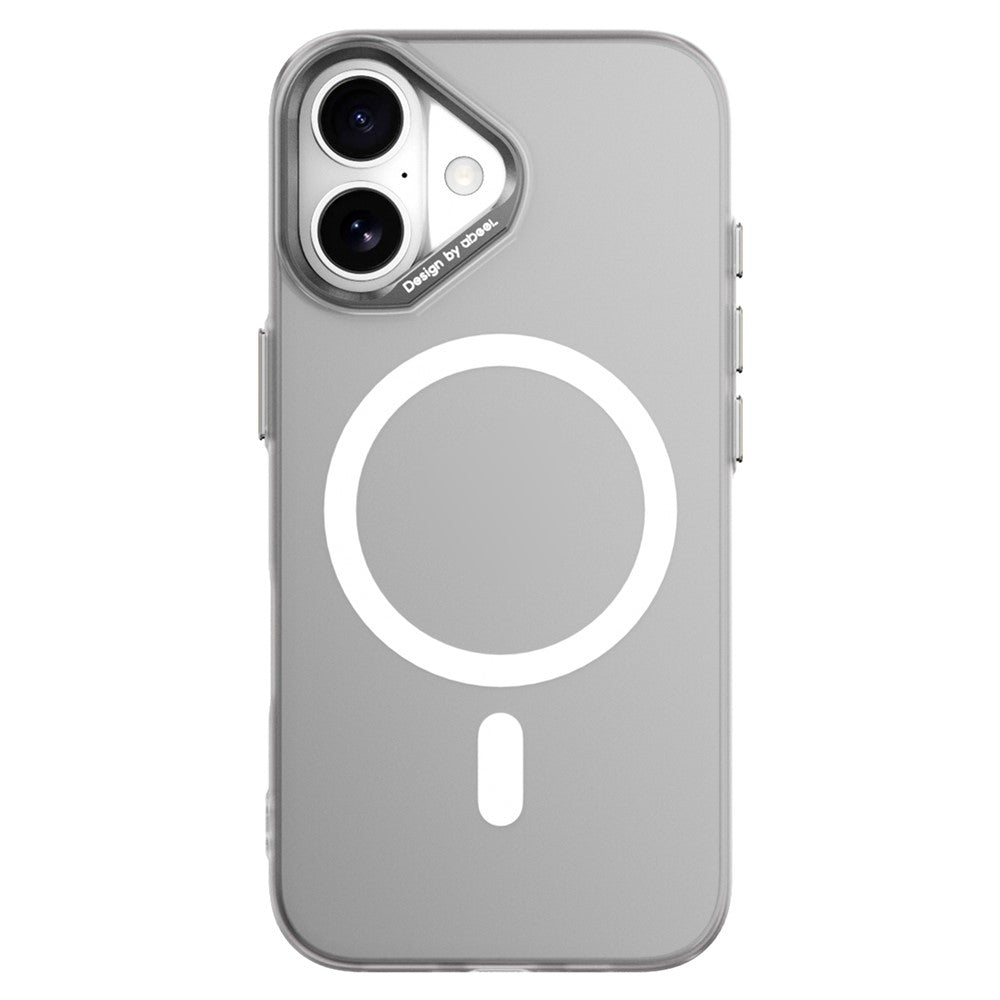 ABEEL for iPhone 16 Magnetic Case Semi-Transparent Matte 1.0mm Ultra-Thin PC Phone Cover