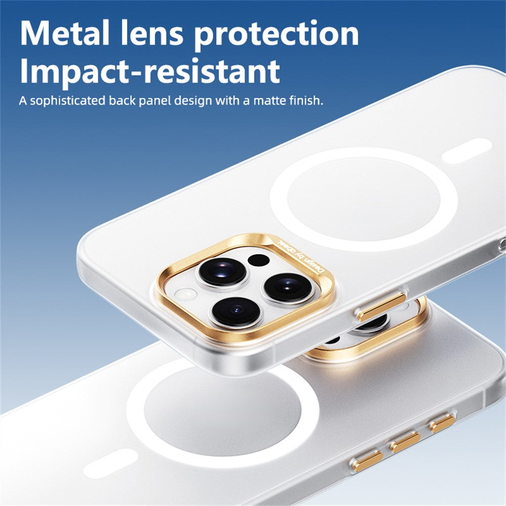 ABEEL for iPhone 16 Pro Magnetic Case Semi-Transparent Matte 1.0mm Ultra-Thin PC Phone Cover