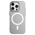 ABEEL for iPhone 16 Pro Magnetic Case Semi-Transparent Matte 1.0mm Ultra-Thin PC Phone Cover