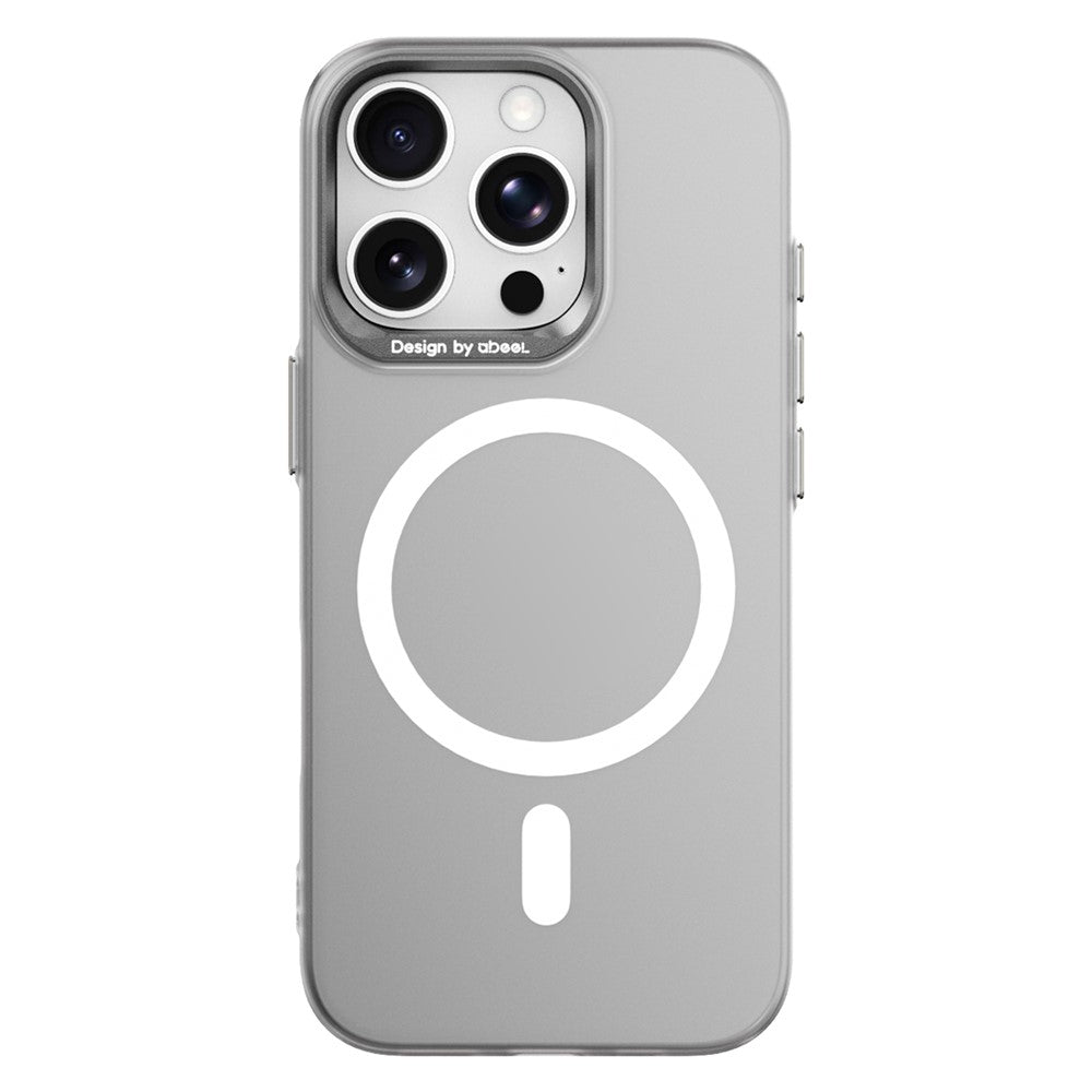 ABEEL for iPhone 16 Pro Magnetic Case Semi-Transparent Matte 1.0mm Ultra-Thin PC Phone Cover
