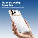 ABEEL for iPhone 18 Pro / 17 Pro Magnetic Case Semi-Transparent Matte 1.0mm Ultra-Thin PC Phone Cover