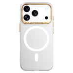 ABEEL for iPhone 18 Pro Max  /  17 Pro Max Magnetic Case Semi-Transparent Matte 1.0mm Ultra-Thin PC Phone Cover