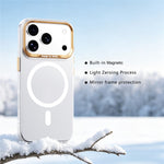 ABEEL for iPhone 18 Pro Max  /  17 Pro Max Magnetic Case Semi-Transparent Matte 1.0mm Ultra-Thin PC Phone Cover