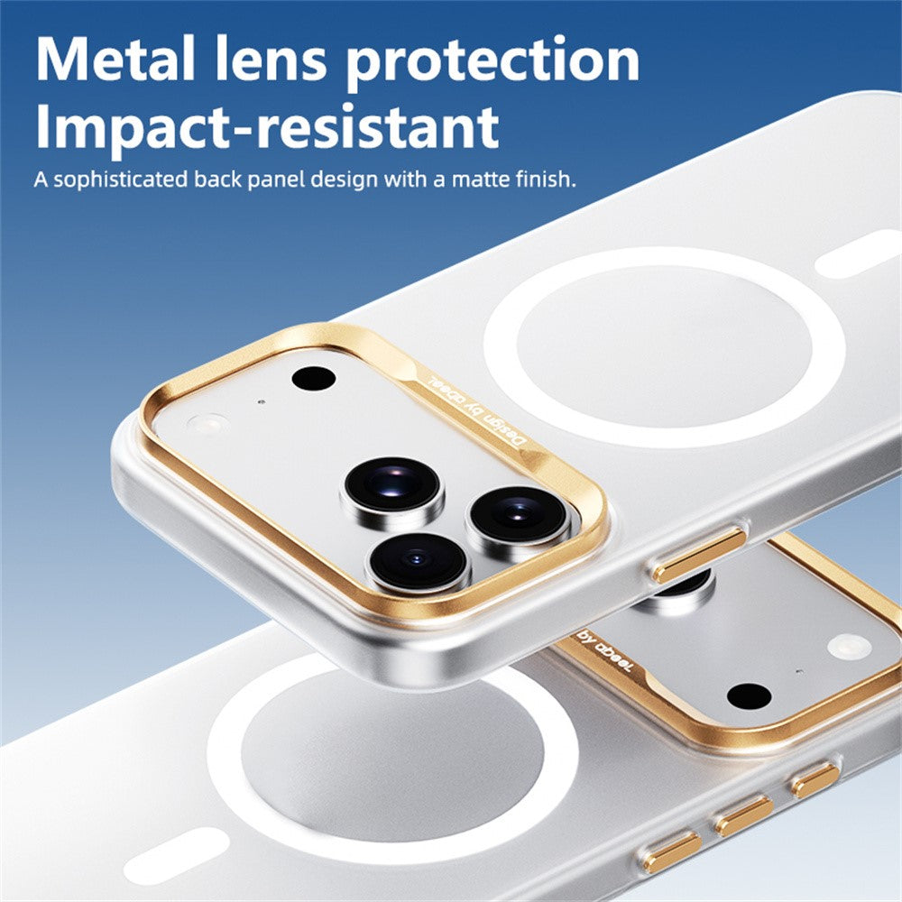 ABEEL for iPhone 18 Pro Max  /  17 Pro Max Magnetic Case Semi-Transparent Matte 1.0mm Ultra-Thin PC Phone Cover