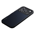 SULADA for iPhone 18 Pro / 17 Pro Magnetic Case Metal Lens Frame PU+TPU Phone Cover