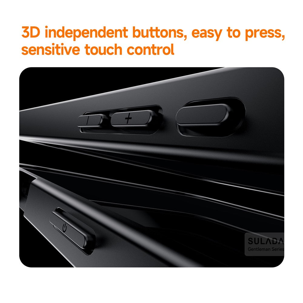 SULADA for iPhone 18 Pro Max / 17 Pro Max Magnetic Case Metal Lens Frame PU+TPU Phone Cover