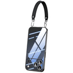 SULADA for iPhone 18 Pro / 17 Pro Case Electroplating Ultra Clear Soft TPU Phone Cover with PU Wrist Strap