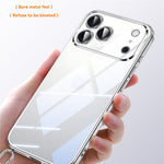 SULADA for iPhone 18 Pro Max / 17 Pro Max Case Electroplating Ultra Clear Soft TPU Phone Cover with PU Wrist Strap