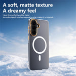 ABEEL til Samsung Galaxy A37 5G Magnetisk Etui Semi-Transparent Mat 1.0mm Ultra-Tyndt PC Telefoncover