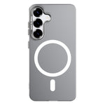 ABEEL for Samsung Galaxy S25 Magnetic Case Semi-Transparent Matte 1.0mm Ultra-Thin PC Phone Cover