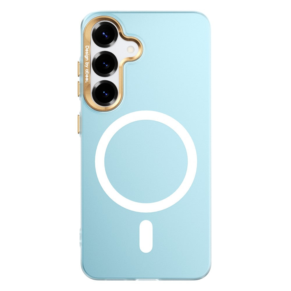 ABEEL til Samsung Galaxy S25 Magnetisk Cover Halvgennemsigtigt Mat 1,0 mm Ultratyndt PC Telefoncover