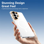ABEEL for Samsung Galaxy S25 Ultra Magnetic Case Semi-Transparent Matte 1.0mm Ultra-Thin PC Phone Cover