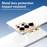 ABEEL for Samsung Galaxy S25 Ultra Magnetic Case Semi-Transparent Matte 1.0mm Ultra-Thin PC Phone Cover