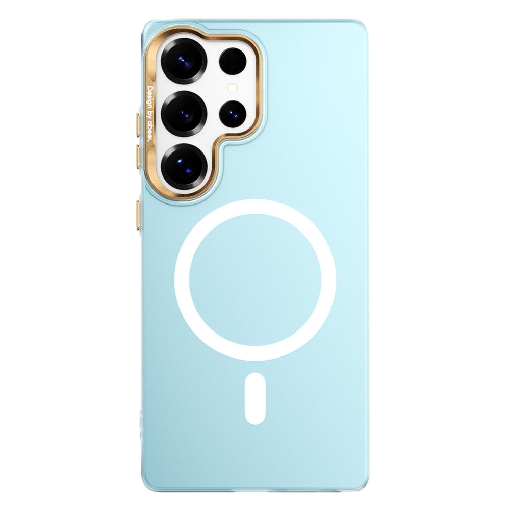 ABEEL for Samsung Galaxy S25 Ultra Magnetic Case Semi-Transparent Matte 1.0mm Ultra-Thin PC Phone Cover