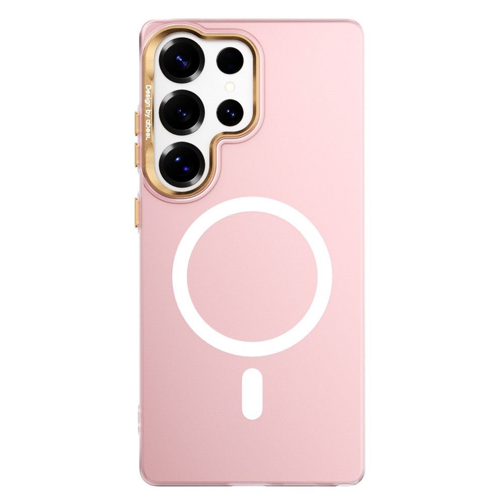 ABEEL for Samsung Galaxy S25 Ultra Magnetic Case Semi-Transparent Matte 1.0mm Ultra-Thin PC Phone Cover
