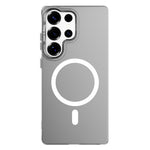 ABEEL for Samsung Galaxy S25 Ultra Magnetic Case Semi-Transparent Matte 1.0mm Ultra-Thin PC Phone Cover