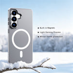 ABEEL til Samsung Galaxy S26 Magnetisk Cover Halvgennemsigtigt Mat 1,0 mm Ultratyndt PC Telefoncover