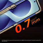 For Samsung Galaxy Z Flip8 Case with HD Clear Screen Film, Magnetic Rotating Kickstand Electroplating PC Phone Cover