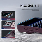 LEREACH Le-Luser Series For iPhone 18 Pro / 17 Pro Magnetic Case Metal Lens Kickstand TPU PC Phone Cover