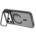 LEREACH Le-Luser Series For iPhone 18 Pro / 17 Pro Magnetic Case Metal Lens Kickstand TPU PC Phone Cover