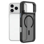 LEREACH Le-Luser-serie til iPhone 18 Pro Max / 17 Pro Max magnetisk etui med metal-linse-stativ TPU PC telefoncover