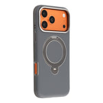 JAUCASE for iPhone 18 Pro Max / 17 Pro Max Case  Magnetic Rotating Kickstand PU Leather Coated PC Phone Cover
