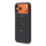 JAUCASE for iPhone 18 Pro / 17 Pro Case Magnetic Rotating Kickstand PU Leather Coated PC Phone Cover