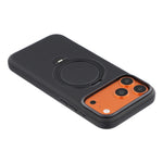 JAUCASE for iPhone 18 Pro / 17 Pro Case Magnetic Rotating Kickstand PU Leather Coated PC Phone Cover