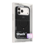 JAUCASE for iPhone 18 Pro / 17 Pro Case Magnetic Rotating Kickstand PU Leather Coated PC Phone Cover