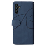 For Samsung Galaxy A34 5G Leather Case Wallet Stand Color Splicing Phone Cover
