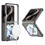 GKK för Samsung Galaxy Z Flip8-skal Airbag-kudde TPU + akrylmobilskal Trådlös laddningskompatibel
