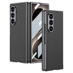 GKK til Samsung Galaxy Z Fold8 Ultra Cover Galvanisering PC + PU læder telefoncover med skærmfilm