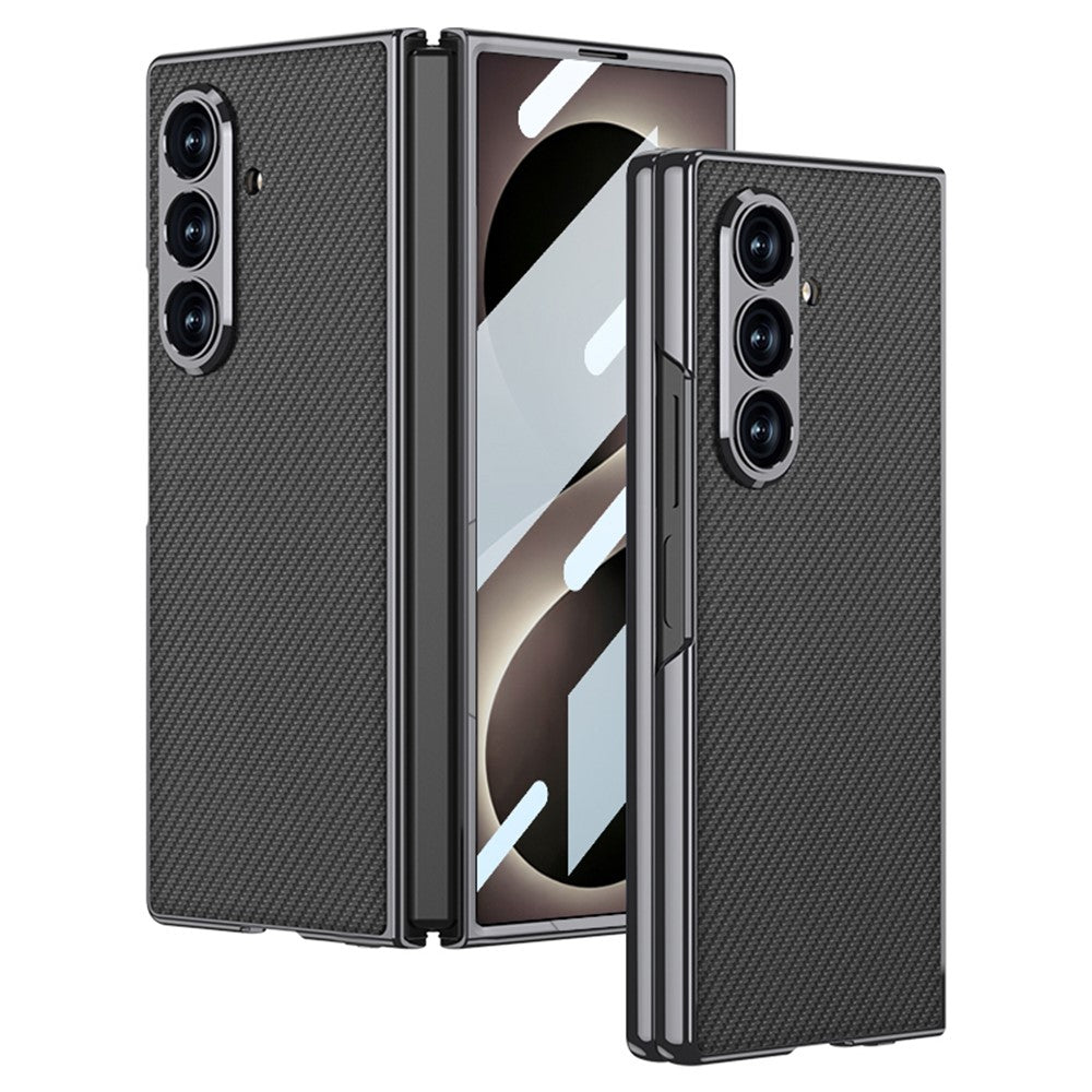 GKK til Samsung Galaxy Z Fold8 Ultra Cover Galvanisering PC + PU læder telefoncover med skærmfilm