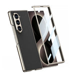GKK til Samsung Galaxy Z Fold8 Ultra Cover Galvanisering PC + PU læder telefoncover med skærmfilm