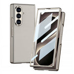 GKK til Samsung Galaxy Z Fold8 Ultra Cover Galvanisering PC + PU læder telefoncover med skærmfilm