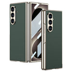GKK til Samsung Galaxy Z Fold8 Ultra Cover Galvanisering PC + PU læder telefoncover med skærmfilm