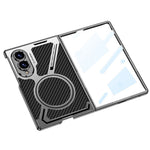 GKK for Samsung Galaxy Z Fold8 Magnetic Case PU Leather + PC Phone Cover with Front Screen Protector