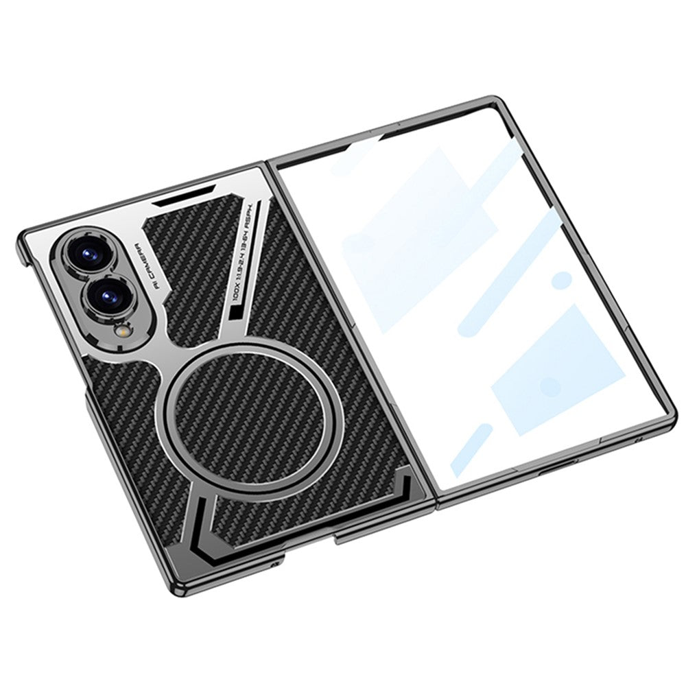 GKK for Samsung Galaxy Z Fold8 Magnetic Case PU Leather + PC Phone Cover with Front Screen Protector